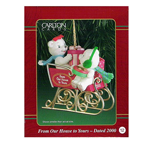 Carlton Cards Heirloom Ornament “From Our House To Yours” Dated 2000 #CXOR-010C