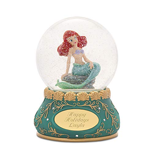 Things Remembered Personalized Jim Shore Disney Showcase Princess Ariel Snow Globe with Engraving Included
