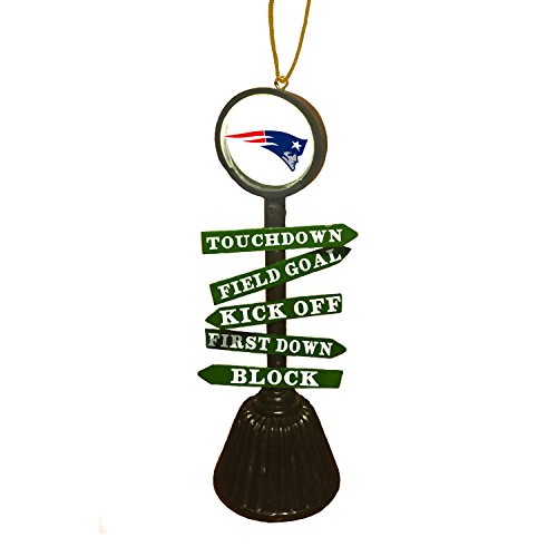 Team Sports America New England Patriots NFL Fan Crossing Ornament