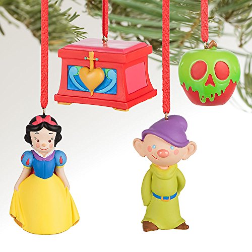 Disney Snow White and Seven Dwarfs Mini Ornaments Set