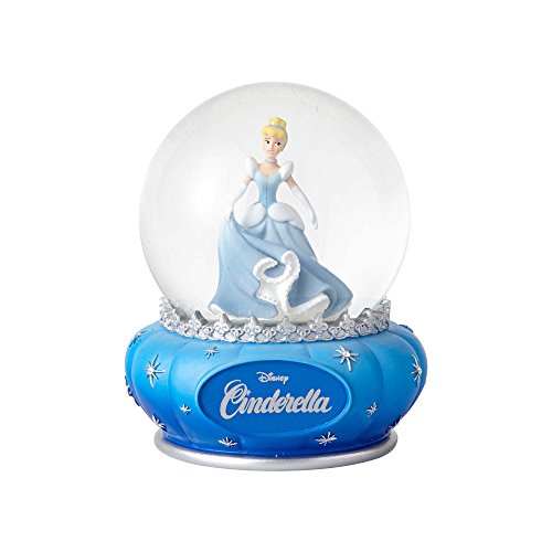 Enesco Disney Showcase Cinderella, 5.5” Stone Resin and Glass Waterball