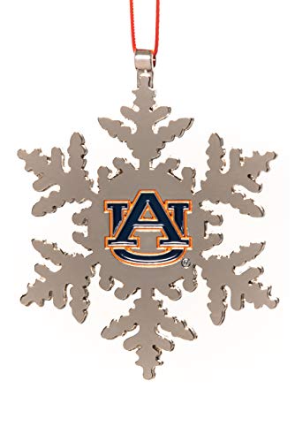 Collegiate Pulse Auburn Tigers NCAA Snowflake Christmas Ornament