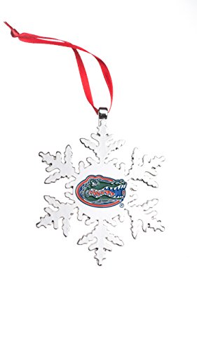 Collegiate Pulse Florida Gators NCAA Snowflake Christmas Ornament