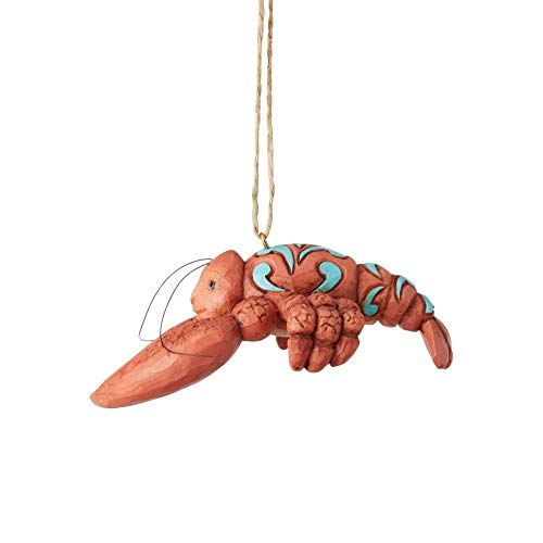 Enesco Jim Shore Heartwood Creek Coastal Lobster Ornament, 1.65″