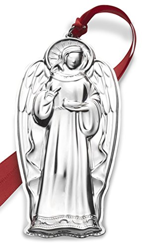 Wallace 2018 Grand Baroque Angel Sterling Silver Christmas Holiday Ornament, 18th Edition,