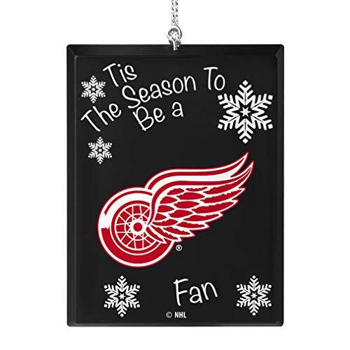 Topperscot Detroit Red Wings Official NHL Tis The Season Holiday Christmas Sign Ornament 675183