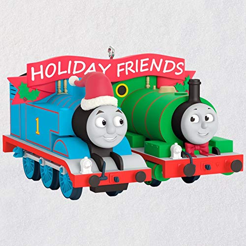 Hallmark Keepsake Christmas Ornament 2018 Year Dated, Thomas and Friends Thomas and Percy