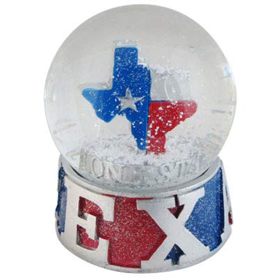 Topline Texas Snow Globe 65mm with Snow – Snow Dome