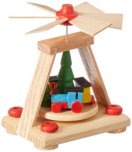 Alexander Taron 074-188 Dregeno Mini Pyramid-Train-2.25″ H W x 2″ D, Brown