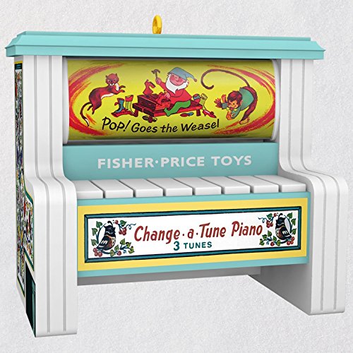Hallmark Keepsake Christmas Ornament 2018 Year Dated Fisher Price: Change a Tune Piano Magic