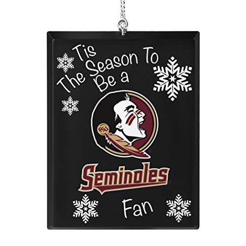 Topperscot Florida State Seminoles Official NCAA Tis The Season Holiday Christmas Sign Ornament 675336