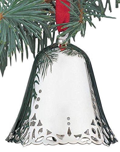 Fox Valley Traders Silver Tone Christmas Bell Ornament