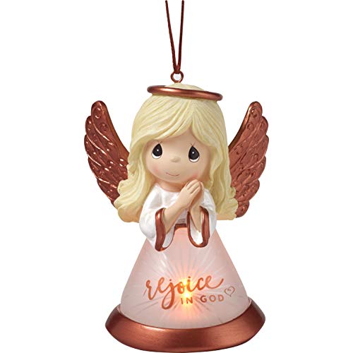Precious Moments Rejoice in God Angel LED 191432 Ornament One Size Multi