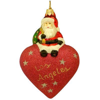 Landmark Creations from Santa with Love Los Angeles European Glass Ornament