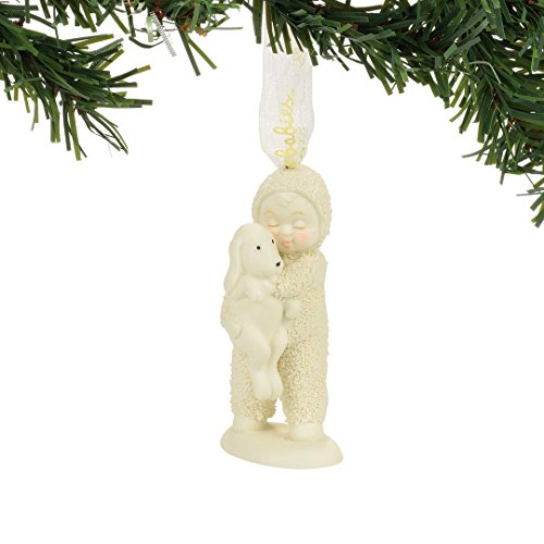 Department 56 Snowbabies “Puppy Love” Porcelain Ornament, 3.03”
