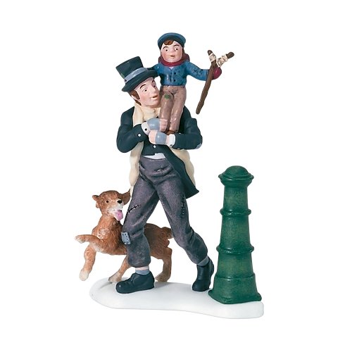 Department 56 Dickens A Christmas Carol Bob Cratchit And Tiny Tim Accessory Figurine