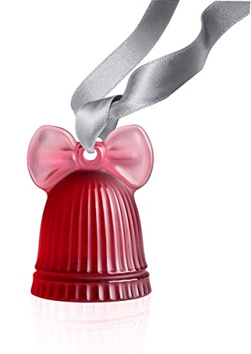 Lalique 2018 Bell Christmas Ornament in Red #10647500