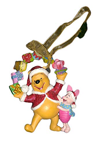 Danbury Mint Disney Christmas Ornament, Winnie The Pooh and Piglet, 3-1/2 inches