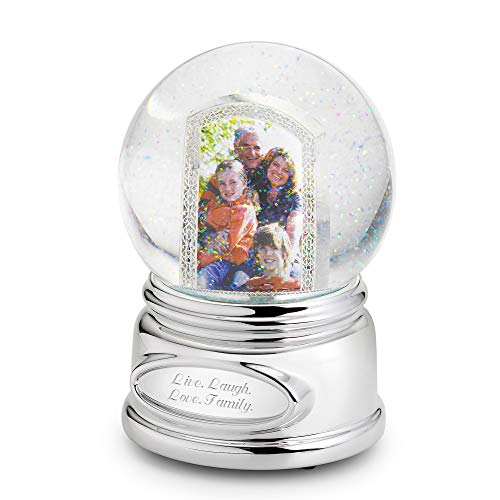 Things Remembered Personalized Picture Perfect Musical Photo Snow Globe with Engraving Included