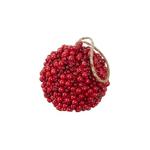 RAZ Imports Raz 4.5″ Red Berry Ball Christmas Ornament 3826928