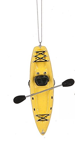 Midwest Seasons 2018 Kayak Ornament (Yellow)