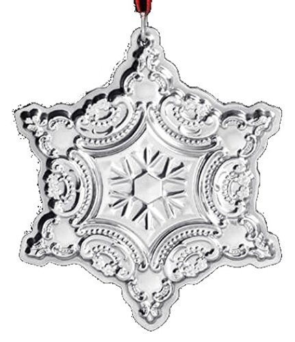 2001 Wallace Snowflake Sterling Silver Christmas Ornament 4th Edition