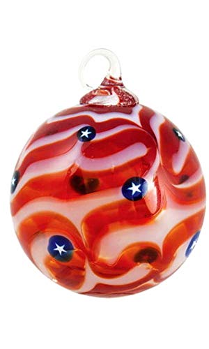 Glass Eye Studio Americana Patriotic Limited Edition Ornament