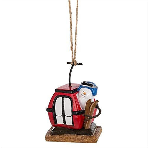 Midwest-CBK S’Mores Skier in Gondola Christmas/Everyday Ornament