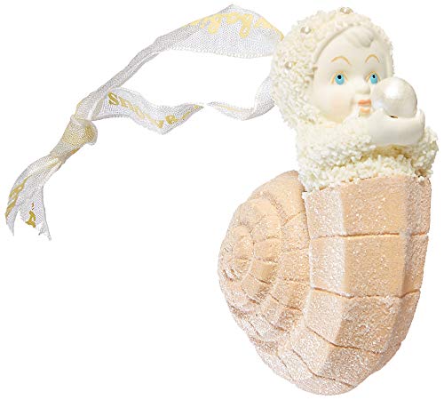 Department 56 Snowbabies Seashell Hanging Ornament, 3.25″, Multicolor