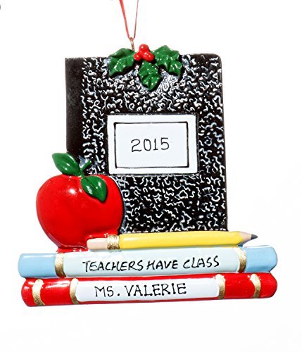 School Teacher Christmas Holiday Teachers Have Class Ornaments-Free Name Personalized-Shipped In One Day