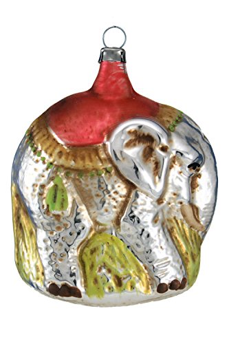 Marolin Elephant MA2011055 German Glass Ornament w/Gift Box