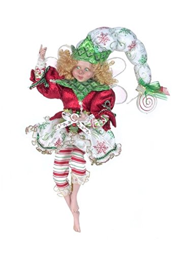 Mark Roberts Collectible Peppermint Snowflakes Christmas Fairy – Medium 15″ #51-42482