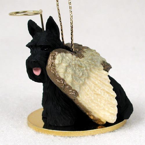 Conversation Concepts Scottish Terrier Pet Angel Ornament (Set of 6)