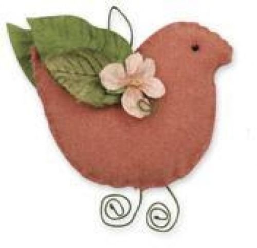 Bethany Lowe Easter Songbird Ornament, Pink CL8990