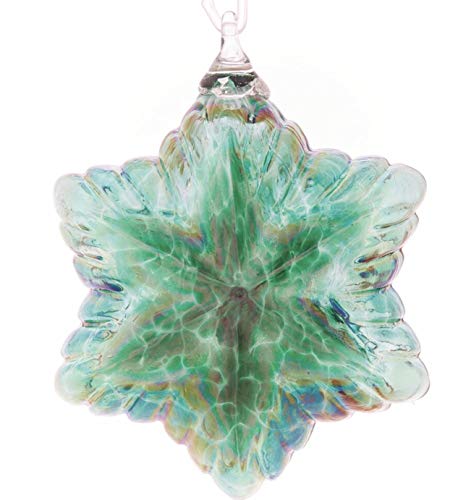 Glass Eye Studio Vintage Star Ornament – Green