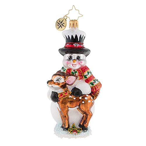 Christopher Radko Fawned Of Each Other Christmas Ornament