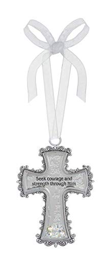Ganz Ornament Seek Courage and Strength Through Him