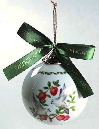 Wedgwood 12 Days of Christmas Ornament – Two Turtledoves – Second in Series