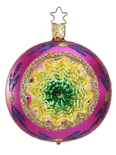 Inge-Glas Reflector Christmas Shine – Pink 20686R008F German Christmas Ornament