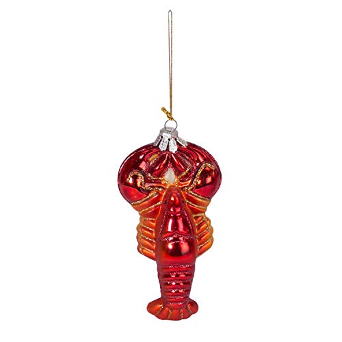 Beachcombers Coastal Life Decorative Ocean Ornament with S-Hook (Lobster, 04203)