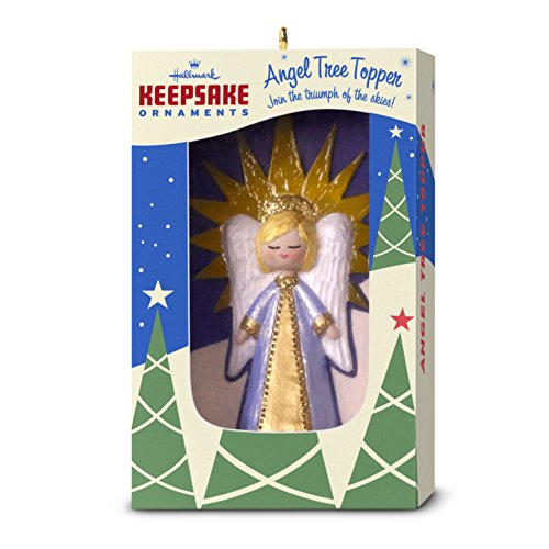 Hallmark Keepsake Christmas Ornament 2018 Year Dated, Nifty Fifties Angel Tree Topper