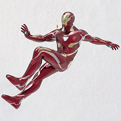 Hallmark Keepsake Christmas Ornament 2018 Year Dated, Marvel Avengers: Infinity War Iron Man With Light