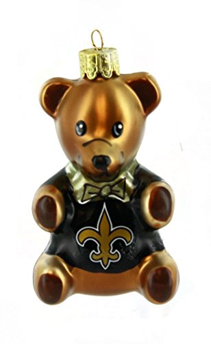 NFL NFL New Orleans Saints Teddy Bear Ornament