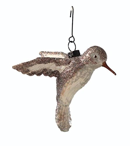 Bethany Lowe Vintage Glass Collection Hummingbird Ornament 4″