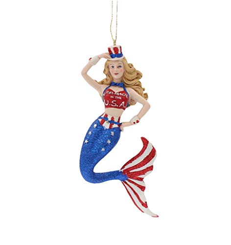 Kurt Adler USA Mermaid Decorative Hanging Ornament