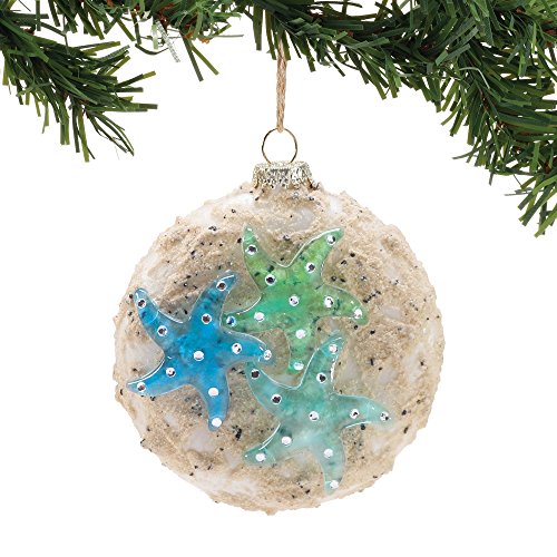 Department 56 Gone to The Beach Round Starfish Hanging Ornament, Multicolor