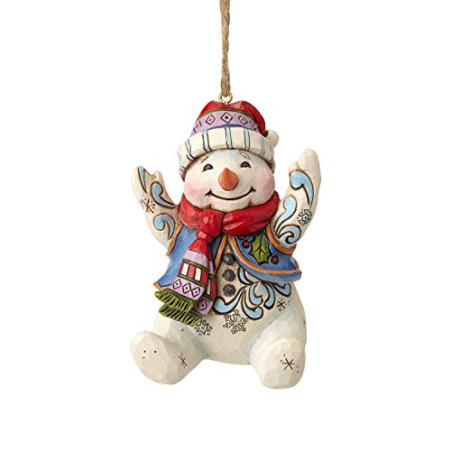 Enesco Jim Shore Heartwood Creek 6001513 Sitting Snowman Ornament