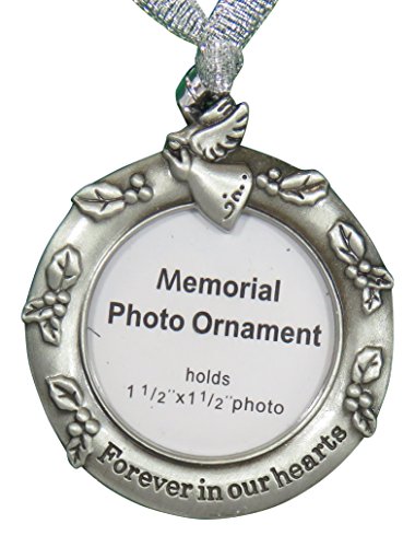 Ganz Remembrance Memorial Photo Ornament (Forever In Our Hearts)