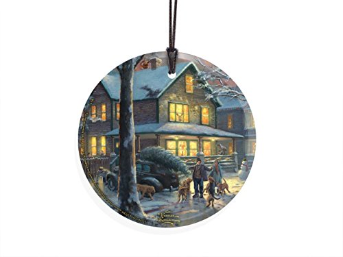 Trend Setters A Christmas Story – Thomas Kinkade – Hanging Glass Collectible – Officially Licensed
