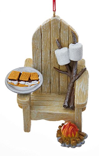 Kurt Adler Adirondack Chair and S’mores Ornament